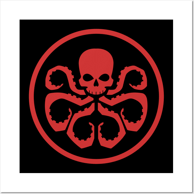 Hydra Emblem (v1) Wall Art by Avengedqrow